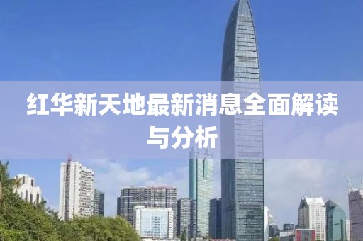 紅華新天地最新消息全面解讀與分析