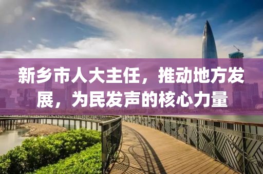 新鄉(xiāng)市人大主任，推動地方發(fā)展，為民發(fā)聲的核心力量